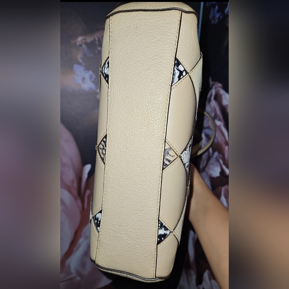 Coach Beige and Black Patchwork Tote - Picture 10 of 10